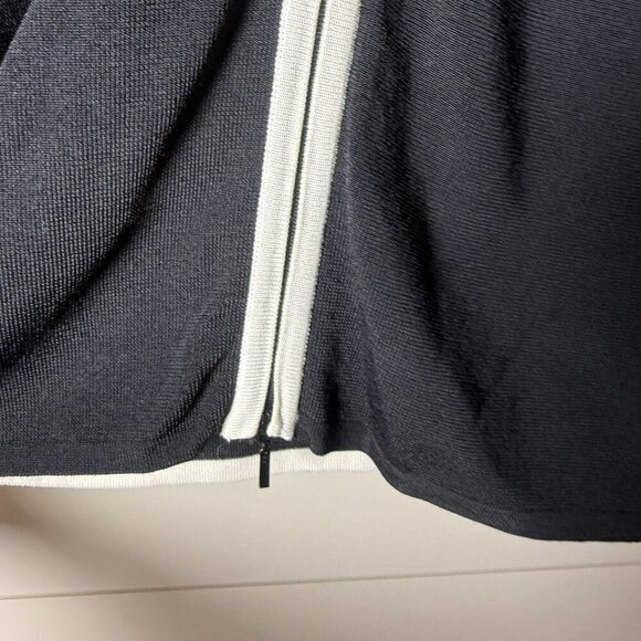 Austin Reed Zip Front Cardigan Jacket Sz Medium Red, Black & White - Picture 6 of 8